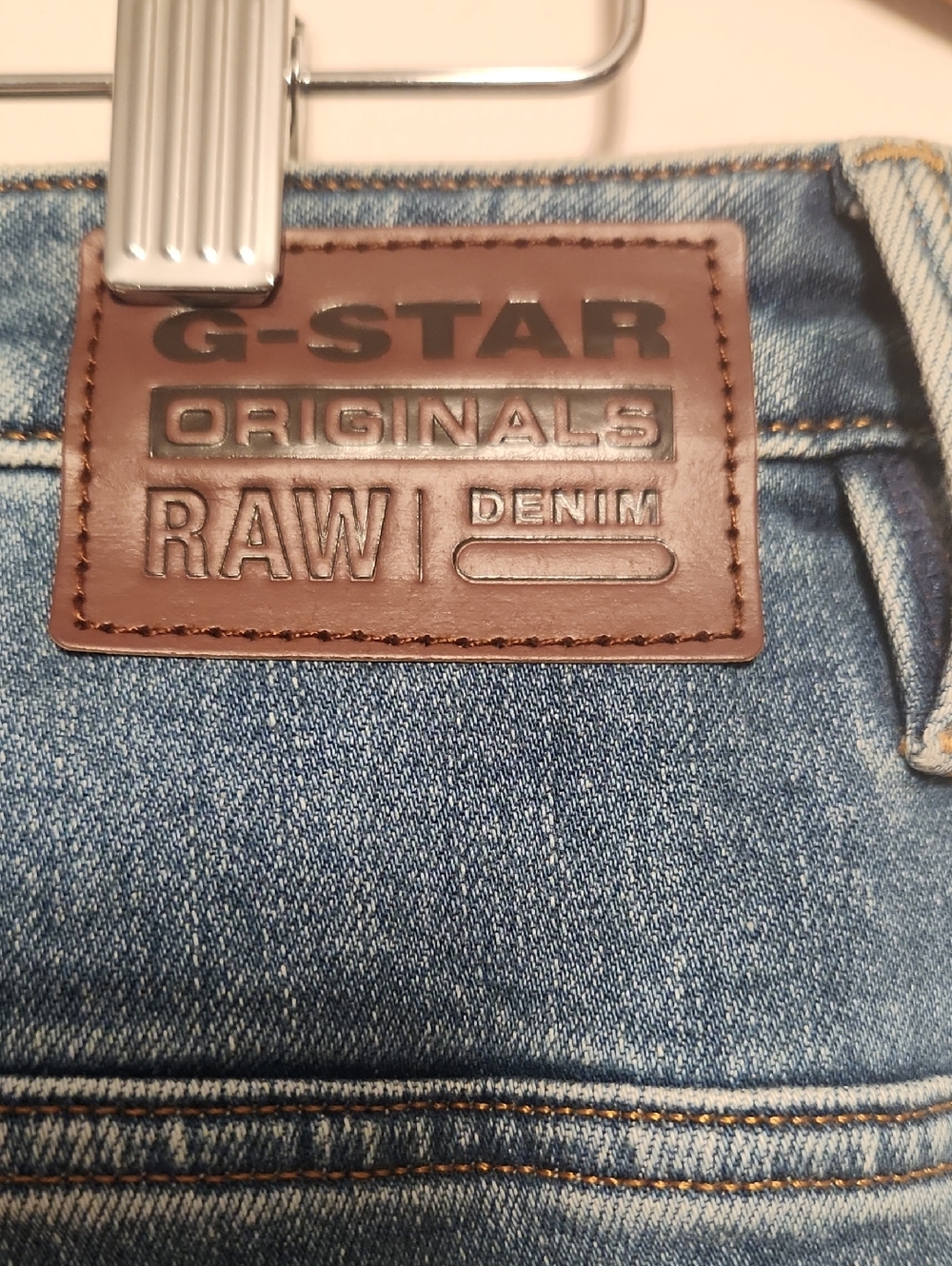 G-Star Raw Arc 3D Low Boyfriend WMN Tapeted Leg Blue Washed Jeans Size W33-L32 - Picture 9 of 13